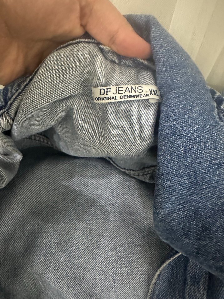 Mavi Düğmeli Kadın Denim Ceket - Görsel 3