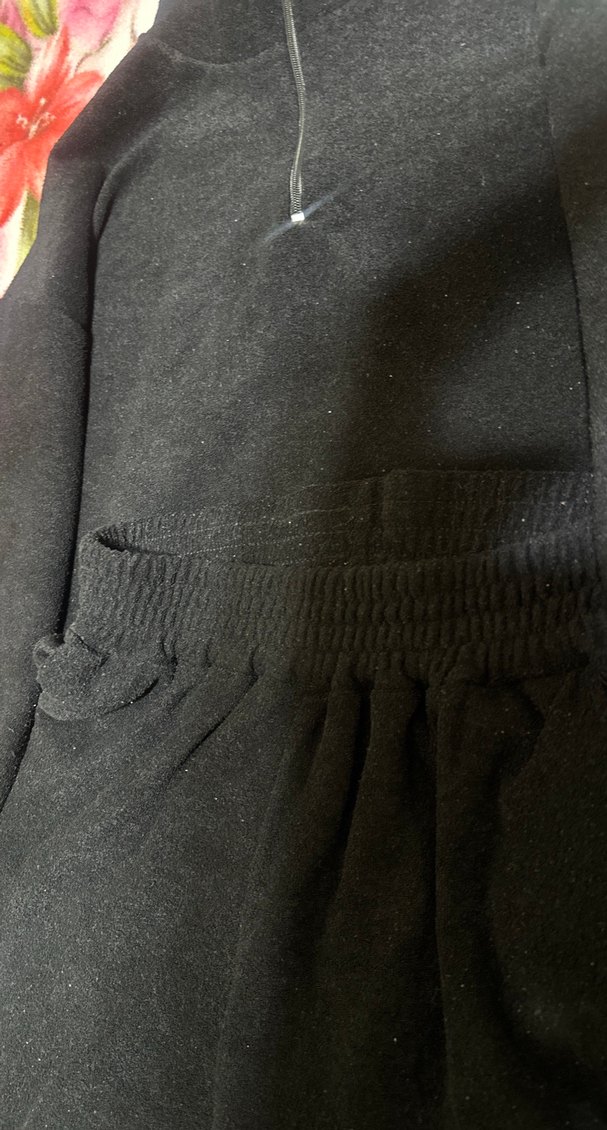 Siyah Kadın Uzun Fermuarlı Ceket - Görsel 2