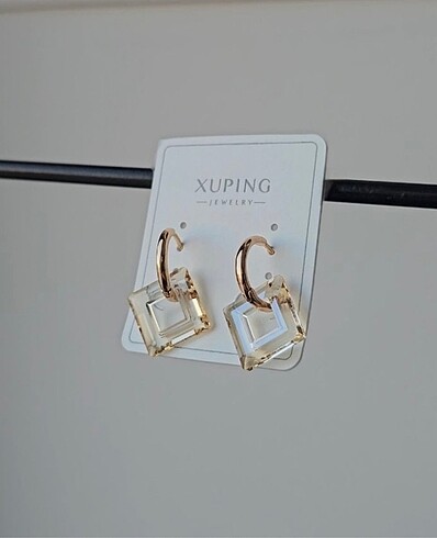 XUPİNG HALKA GOLD ÇELİK KÜPE