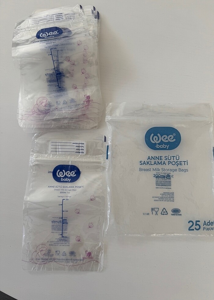 Mochi Süt saklama poşeti wee baby - Görsel 2