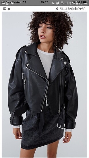 ZARA DERİ CEKET