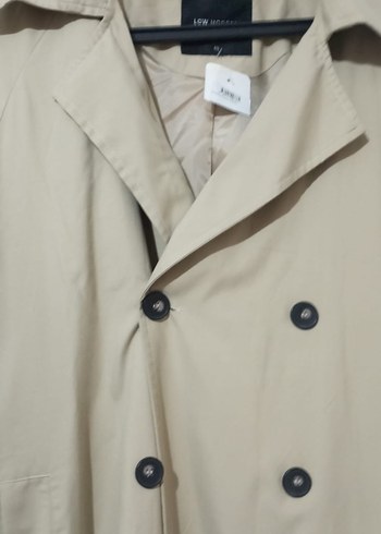 Bej Midi Kemerli Kadın Trençkot - Görsel 2