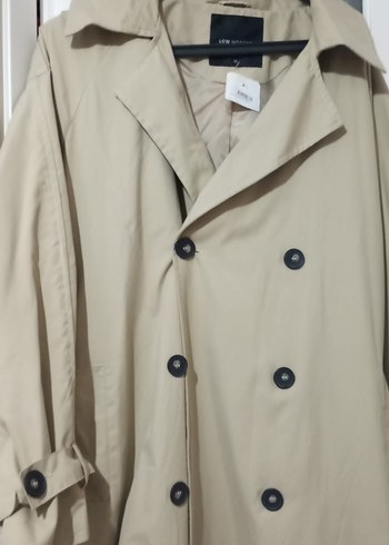 Bej Midi Kemerli Kadın Trençkot - Görsel 4