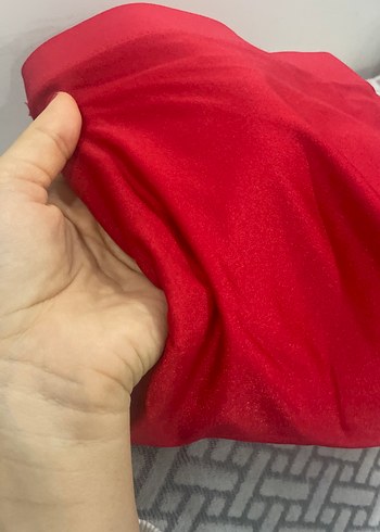 Parlak Kırmızı Midi Spor Tayt - Görsel 3