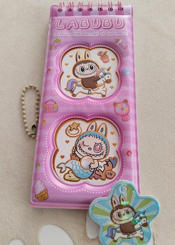 Labubu Spiralli-Stikerlı Not Defteri - Görsel 2