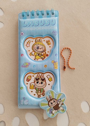 Labubu Spiralli-Stikerlı Not Defteri - Görsel 4