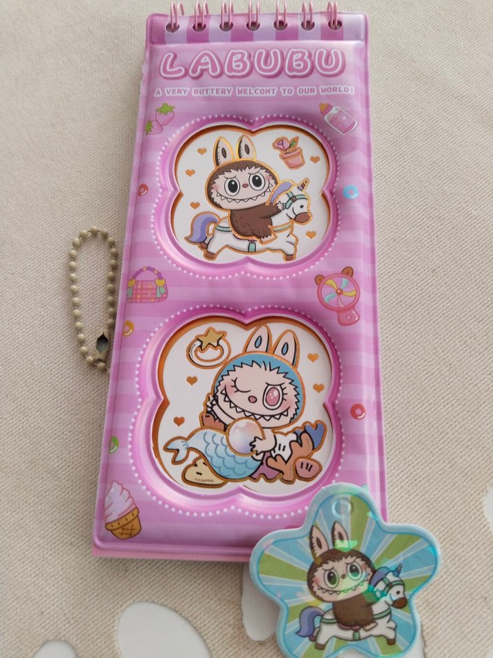 Labubu Spiralli-Stikerlı Not Defteri - Görsel 2