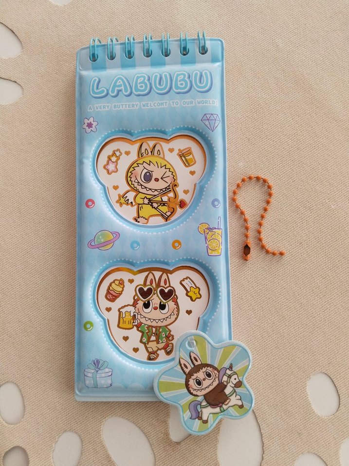 Labubu Spiralli-Stikerlı Not Defteri - Görsel 4
