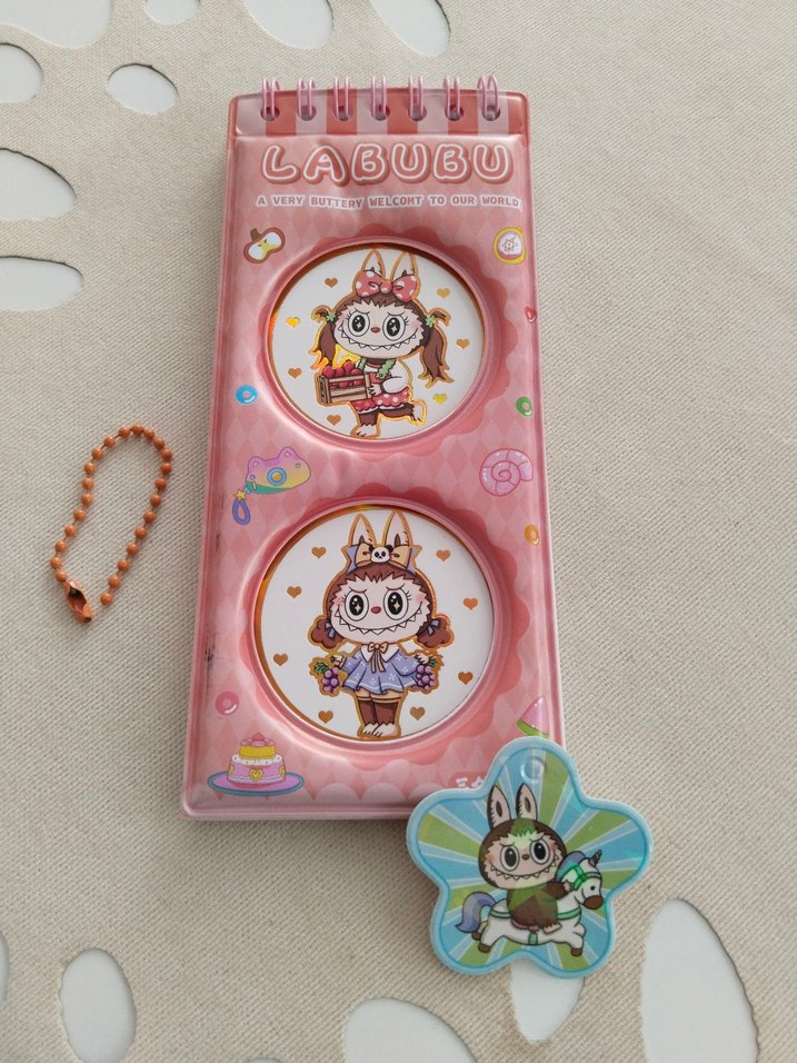 Labubu Spiralli-Stikerlı Not Defteri - Görsel 3