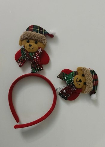 Yeniyıl Renkli Nakışlı Ayıcık Desenli Çocuk- Christmas - Görsel 2