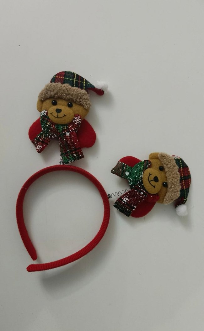 Yeniyıl Renkli Nakışlı Ayıcık Desenli Çocuk- Christmas - Görsel 2