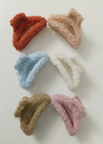 Pastel Renkli Örgü Saç Tokaları - Görsel 2