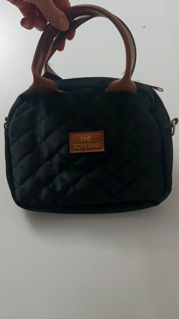 Siyah Fermuarlı Kadın El Çantası - Görsel 2