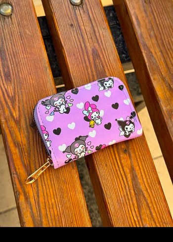 Kuromi Baskılı Fermuarlı Çocuk Cüzdan - Görsel 2