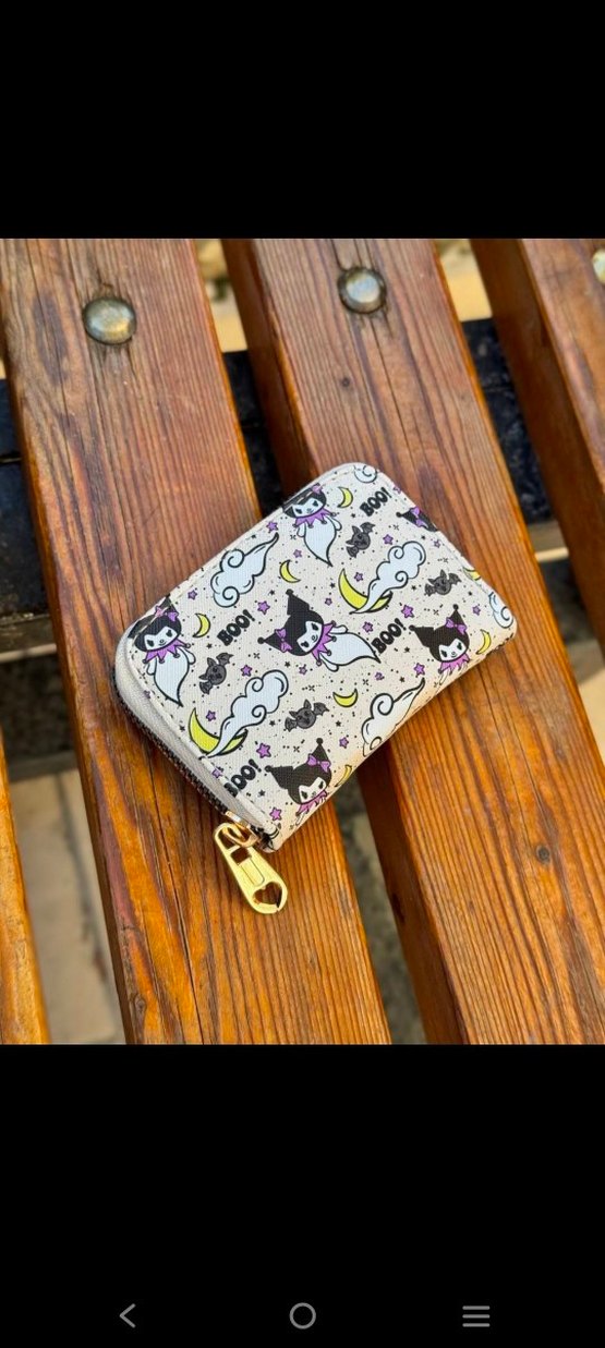 Kuromi Baskılı Fermuarlı Çocuk Cüzdan - Görsel 3