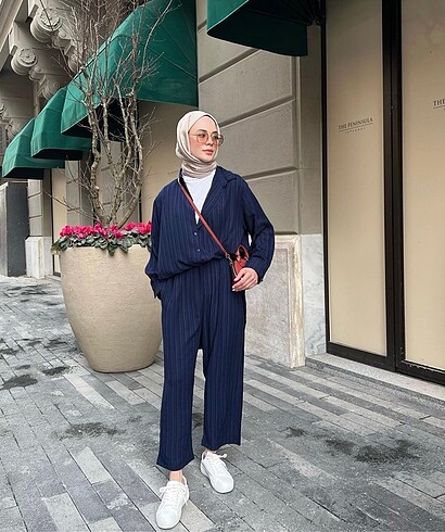 Zara Oversize müslin takım