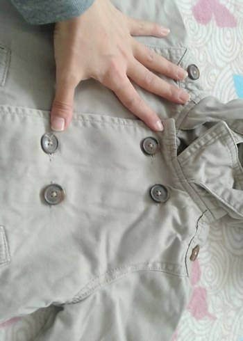 LC Waikiki Gri Kapüşonlu Erkek Çocuk Kaban