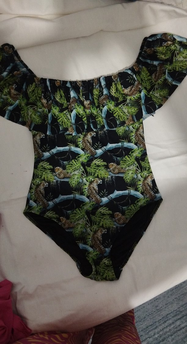 Morbuy Kadın Desenli Bohem Mini Mayo - Görsel 2