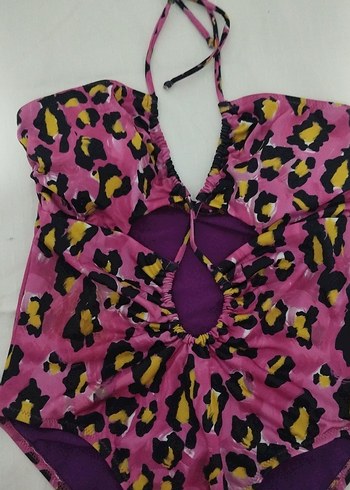 Pembe Leopar Desenli Mini Mayo - Görsel 3