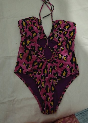 Pembe Leopar Desenli Mini Mayo - Görsel 2