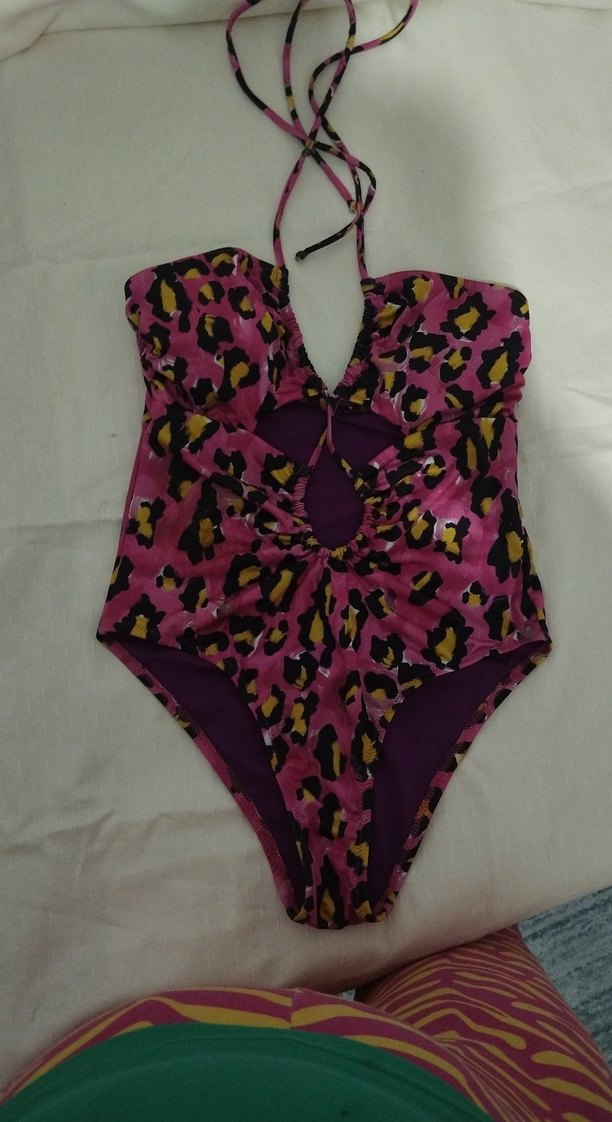 Pembe Leopar Desenli Mini Mayo - Görsel 2