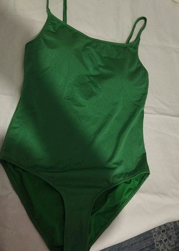 Yeşil Dikişsiz Midi Mayo - Görsel 3