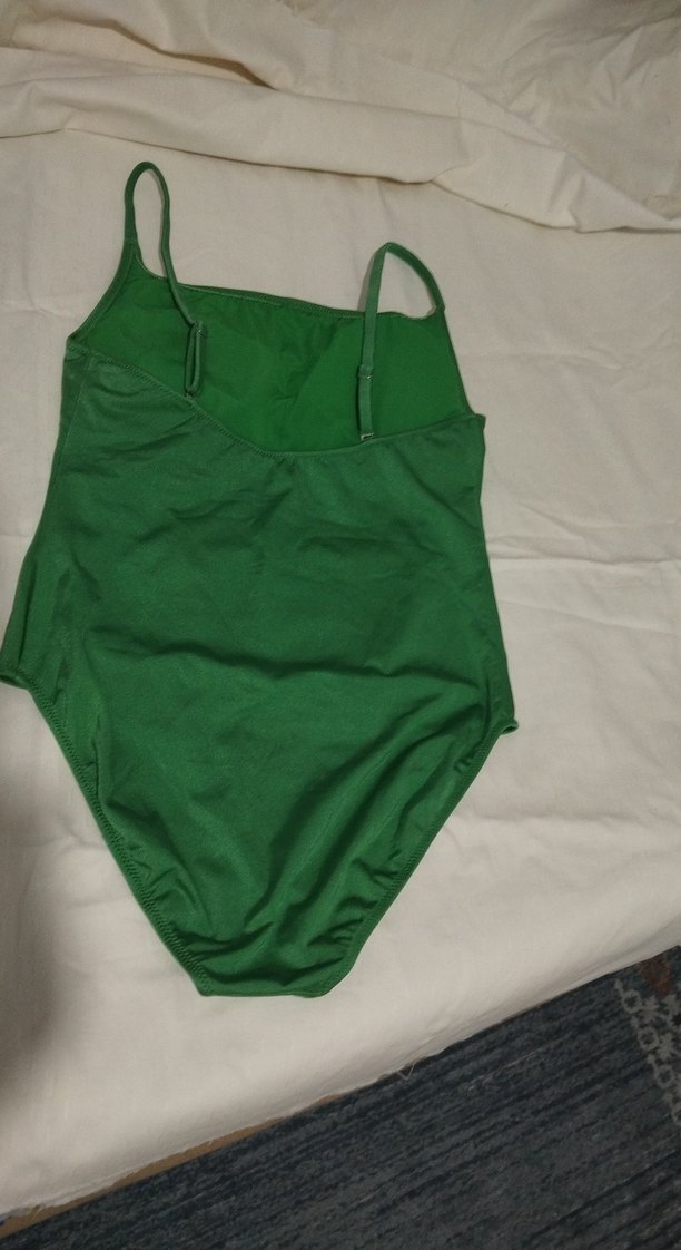 Yeşil Dikişsiz Midi Mayo - Görsel 4