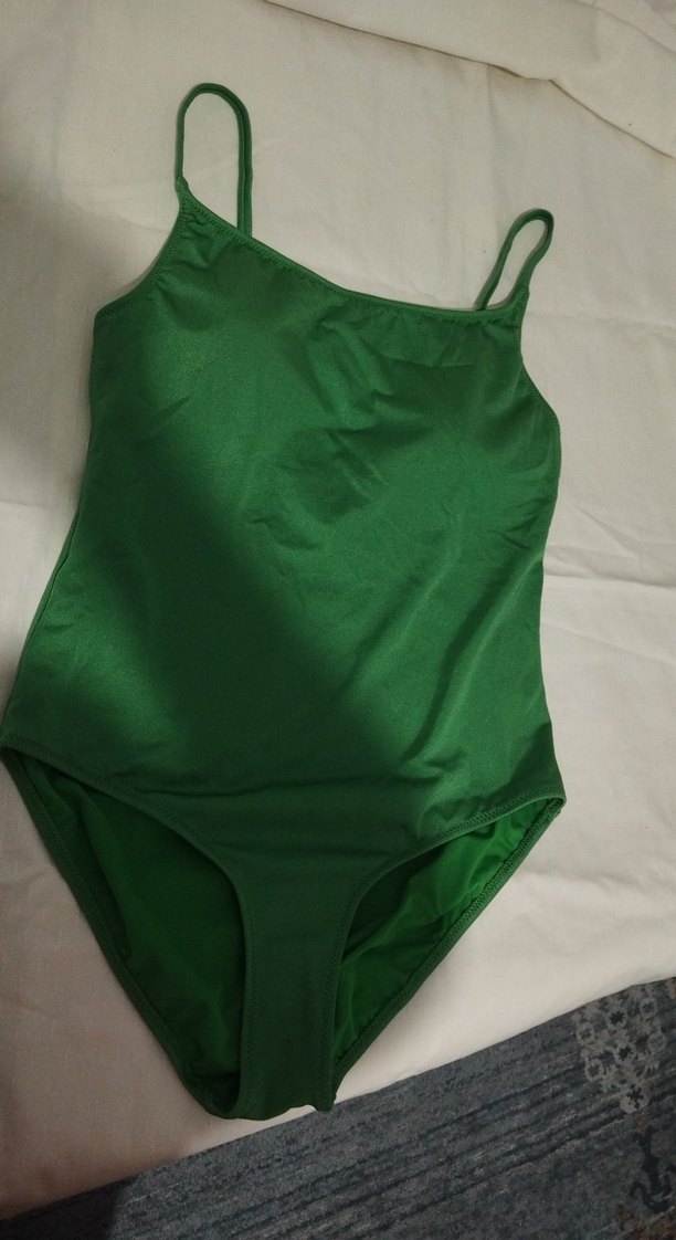 Yeşil Dikişsiz Midi Mayo - Görsel 3