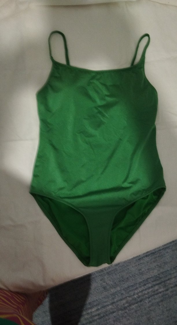 Yeşil Dikişsiz Midi Mayo - Görsel 2