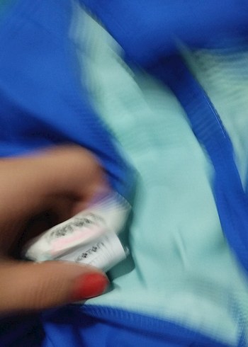 Kadın Mavi Strappy Mayo - Görsel 4