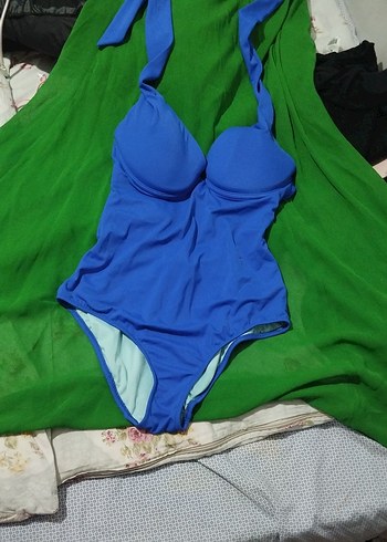 Kadın Mavi Strappy Mayo - Görsel 2