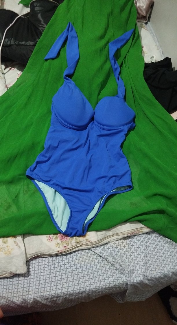 Kadın Mavi Strappy Mayo - Görsel 2