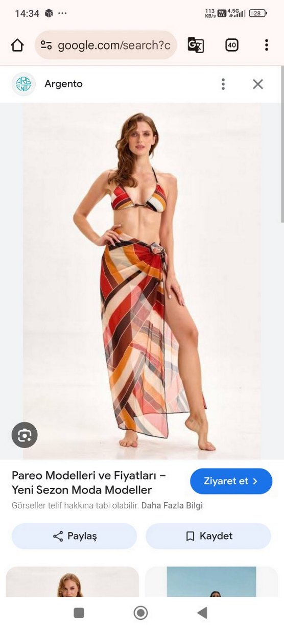 Parlak Kahverengi Leopar Desenli Bohem pareo - Görsel 3