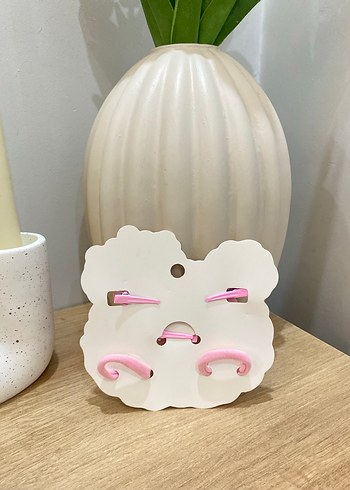 Pembe Renkli Çocuk Toka Seti - Görsel 3