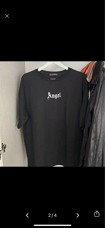 Diğer Siyah oversize tshirt
