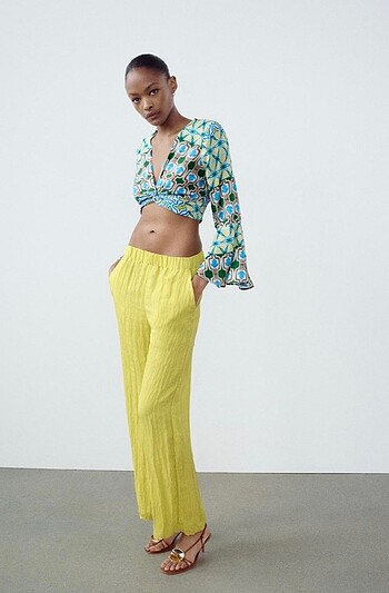 Kırışık model pant