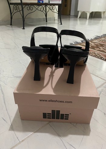 Siyah Tokalı Platformlu Stiletto Topuklu Kadın Ayakkabı - Görsel 4