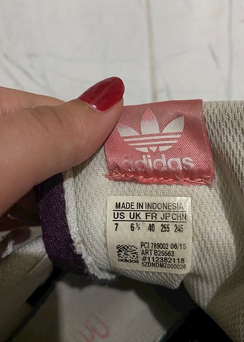 Mor Bağcıklı Kadın Spor Ayakkabı - Görsel 5