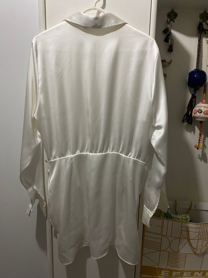 Saten elbise - Görsel 3