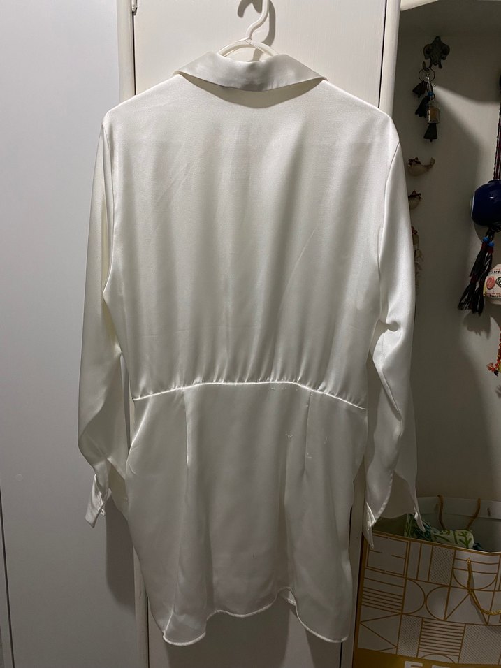 Saten elbise - Görsel 4