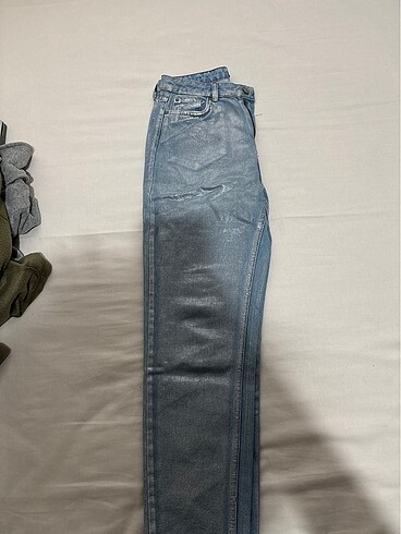 36 Beden mavi Renk Trendyolmilla simli jean