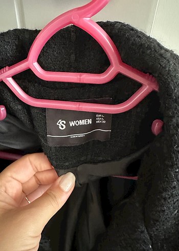 l Beden siyah Renk Kısa blazer ceket