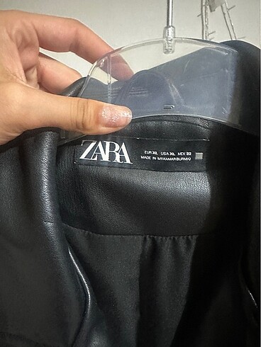 Zara zara deri ceket
