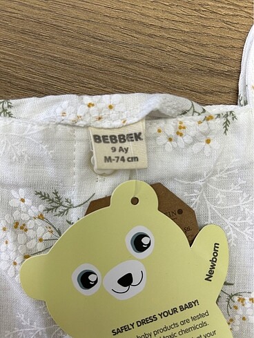 9 Ay Beden Yazlık Bebek Takım