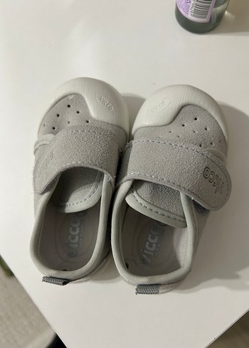20 Beden gri Renk Vicco Gri Unisex Çocuk İlk Adım Ayakkabısı
