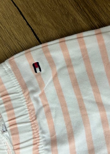 Tommy hilfiger kız Çocuk Çizgili Pamuklu - Görsel 4