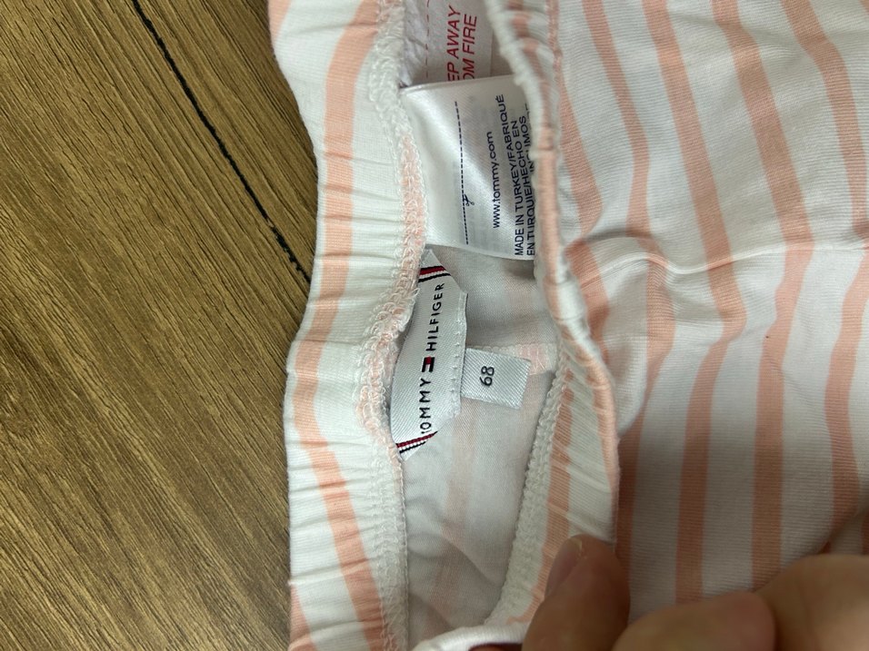 Tommy hilfiger kız Çocuk Çizgili Pamuklu - Görsel 3