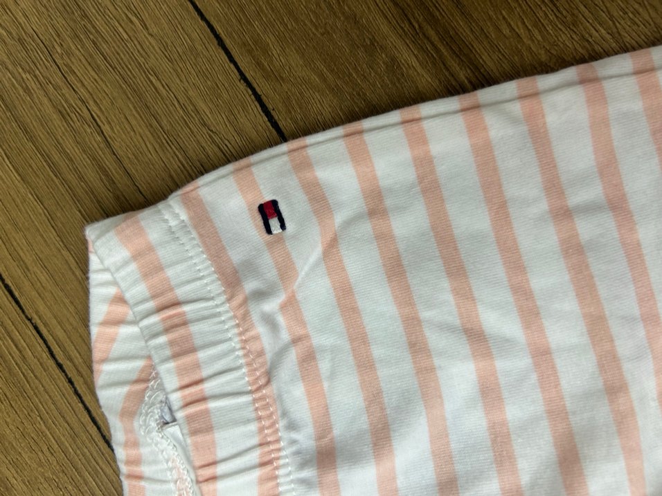 Tommy hilfiger kız Çocuk Çizgili Pamuklu - Görsel 4
