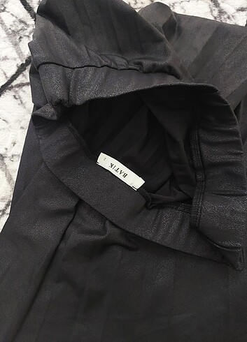 Deri görünümlü etek - Görsel 2