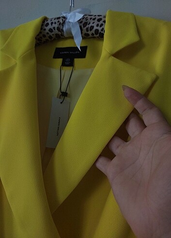 Karen Millen Yelek fosfor sari EFSANEEEE